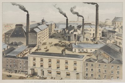 View of Messrs. John Power & Sons Distillery, Johns Lane, Dublin by English School